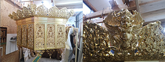 寺院仏具 製造工場のスタッフ